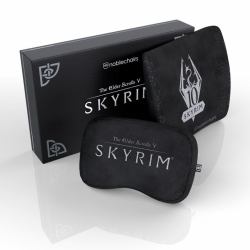 noblechairs Skyrim Nackenkissen/Lendenkissen Schwarz 2 Stück[e] 