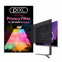 piXL 27-Inch Monitor Anti-Peep Privacy Screen Filter Anti-Glare Anti-Static 61 cm [24"] Rahmenloser Blickschutzfilter 