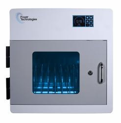 powertechnologies Power Technologies CLEAN Series CLEAN-N-CHARGE-10 [CNC-10] Schrank zur Verwaltung tragbarer Geräte Grau 