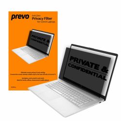 PREVO 14-Inch Anti-Glare Laptop Privacy Screen Filter, Anti-Peep, Anti-Static 35,6 cm [14"] Rahmenloser Blickschutzfilter 