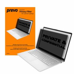 PREVO 15.6 Inch Anti-Glare Laptop Privacy Screen Filter, Anti-Peep, Anti-Static 39,6 cm [15.6"] Rahmenloser Blickschutzfilter 