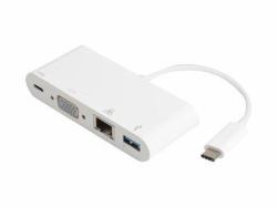 Prokord UTC-CUEV01 laptop-dockingstation & portreplikator Andocken USB 3.2 Gen 1 [3.1 Gen 1] Type-C Weiß 