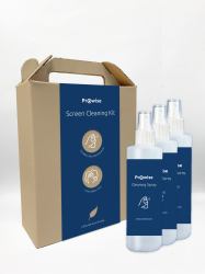 Prowise Screen Cleaning Kit | Natural formula | 3x240ml Tafelreinigung trockene Tücher & Flüssigkeit 