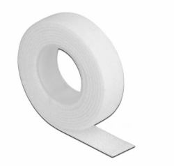 proxtend Hook and Loop Roll 25m x 10mm - White - Warranty: 36M