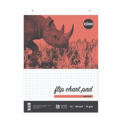 RHINO RHFC-2 Flipchart 580 x 810 mm Weiß, Rot, Schwarz 