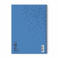 RHINO RTWA4B-2 Notizbuch A4 80 Blätter Blau 