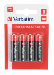 Verbatim AA Alkaline Batteries (Verbatim [49921] AA Battery Alkaline 4 Pack)