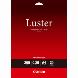 Canon LU-101 Luster Fotopapier Pro A4 – 20 Blatt (LU-101 A4 20 SHEETS - LUSTER PAPER)