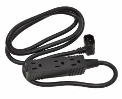 Ergotron SV 3-Outlet Power Strip Steckdose Schwarz (SV 3-OUTLET POWER STRIP IEC - .)