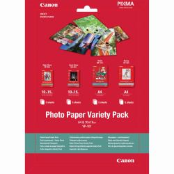 Canon VP-101 Fotopapier Musterpaket Postkarte und A4 – 20 Blatt (VP-101 A4 & 10 X 15 PHOTO PAPER)