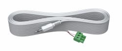Vision TC2 3M3.5MM audio cable 3 m 3.5mm Terminal White (3 m Modular AV faceplate cable - installation-grade audio cable - phoenix [m] to stereo mini jack [m] - white)