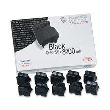 Xerox 016204400 ink stick 10 pc[s] Black 14000 pages (TEK PHASER 8200 BLACK TONER TEKTRONIX PHASER 8200 10 BLK COLOUR STIX)