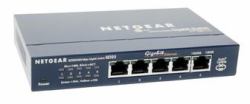 NETGEAR GS105 Unmanaged Gigabit Ethernet [10/100/1000] Blau (Netgear GS105 5 Port 10/100/1000 Gigabit Ethernet Desktop Switch)