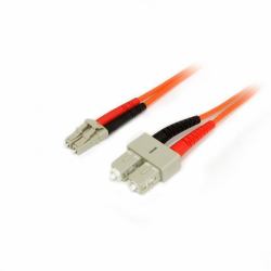 StarTech.com 2 m Multimode 50/125 Duplex LWL-Patchkabel LC - SC (2M MULTIMODE 50/125 DUPLEX FIBE - PATCH CABLE LC - SC)