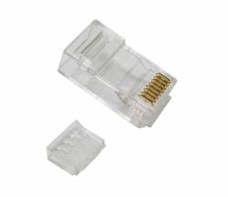 Cables Direct Cat 6 RJ-45 Plug [100pack] RJ45 Transparent (CDL CAT6 RJ45 Plug [Bag of 100])