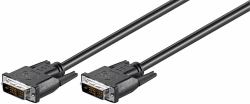 Microconnect MONCCS1 DVI cable 1 m DVI-D Black (Full HD DVI-D Cable, 1 meter - DVI-D 18+1-pin M-M Black Full - HD 1080p [1920 x 1080], Single Link. - Warranty: 300M)