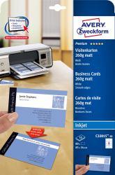 Avery C32015-10 Visitenkarte Tintenstrahl Papier 80 Stück[e] (Business Card Inkjet Paper 80 - Pc[S] - Warranty: 12M)