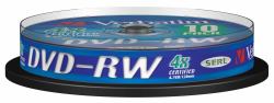 Verbatim DVDVER00072B (DVD-RW SERL 4.7GB 4X MATT SILVER SURFACE [10 PACK])