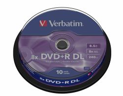 Verbatim VB-DPD55S1 (VERBATIM DVD+R DOUBLE LAYER 8.5GB 8X MATT SILVER SURFACE)