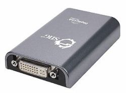 Siig JU-DV0112-S1 USB graphics adapter Grey (Siig USB 2.0 to DVI/ VGA Pro JU-DV0112-S1)