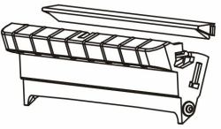 Zebra P1027135-044 Drucker-Kit (KITFRONT BEZEL DISPENSER [DT] - .)