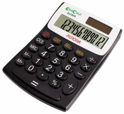 Aurora EC404 calculator Pocket Basic Black (Aurora EC404 Handheld Calculator)