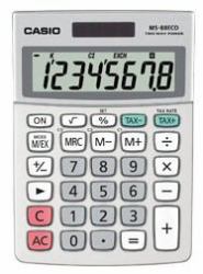 Casio MS-88ECO Taschenrechner Desktop Display-Rechner (Casio MS-88ECO Mini Desk Calculator)
