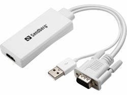 Sandberg VGA+Audio to HDMI Converter 