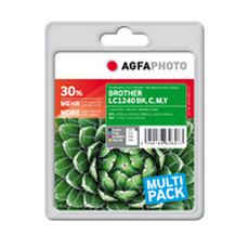 AgfaPhoto LC-1240 Value-Pack Druckerpatrone 1 Stück[e] Schwarz, Cyan, Magenta, Gelb 