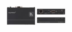 Kramer Electronics TP-580TXR Audio-/Video-Leistungsverstärker AV-Sender Schwarz (TP-580TXR - DBaseT Twisted Pair Transmitter HDMI Receiver w/IR Black RS-232)