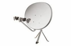 Maximum 4075 Satellitenantennen-Zubehör Grau Stahl (E-85 Multifocus 48 degr. dish - In Bulk box with 100 pcs - Pallet shipment - Warranty: 24M)