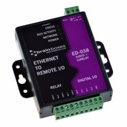 Brainboxes ED-038 Digital & Analog I/O Modul (Brainboxes Ethernet to 3 Relay ED-038)