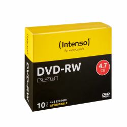 Intenso DVD-RW 4.7GB, 4x 4,7 GB 10 Stück[e] (Intenso - DVD-RW x 10 - 4.7 GB - lagri)