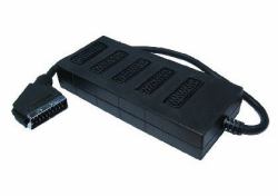 Cables Direct 1SB5 Videosplitter SCART (CDL 5 Way SCART Splitter Box)