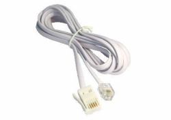 Cables Direct RJ11 - BT Plug 2 m White (CDL 2m Crossover RJ11 [M]-BT [M])