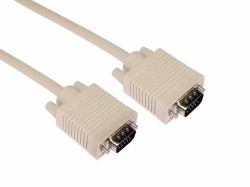 Cables Direct CDEX-268 VGA cable 25 m VGA [D-Sub] White (CDL 25m SVGA Male to Male Beige)