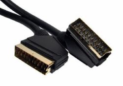 Cables Direct 2SSP-10 SCART cable 10 m SCART [21-pin] Black (CDL 10m High Quality SCART Cable)