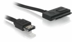 DeLOCK Cable Power Over eSATA > SATA 22pin SATA cable 0.5 m eSATAp Black (Delock Power Over eSATA cable - Power)