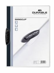 Durable Swingclip Präsentations-Mappe Schwarz (Durable SWINGCLIP A4 Folder Black [25])