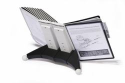 Durable SHERPA Dokumentenanzeige-Karussell Tisch/Bank Porträt A4 (Durable SHERPA TABLE 20 Black & Grey)