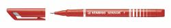 STABILO SENSOR fine Fineliner Fein Rot 1 Stück[e] (Stabilo SENSOR Fine Red [10])