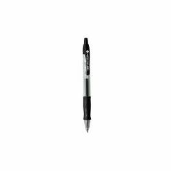 BIC 829157 Kugelschreiber Schwarz Clip-on-Einziehkugelschreiber 12 Stück[e] (BIC Velocity Black Gel Rollerball Grip Retractable Pack of 12)