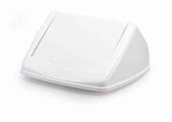 Durable 1801574011 Abfallbehälter (Durable DURABIN 40L Flip Lid White)