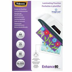 Fellowes ImageLast A4 80 Micron Laminating Pouch - 25 pack (Il Laminating Pouch 80mic A4 25pk)