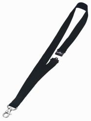 Durable Textilband 20 mit Sicherheitsverschluss Schwarz (Durable Lanyard Black 20mm [10])