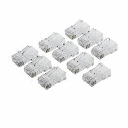 connektgear RJ45 CAT6 Crimp End Plugs - Pack of 10 (RJ45 CAT6 CRIMP END PLUGS 50U - PACK OF 10)