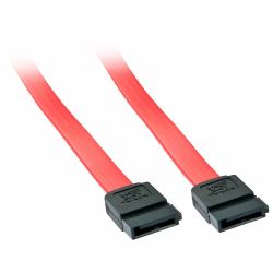 Lindy 0.7m Serial ATA Internal Cable SATA 7 Pin (Int. SATA III Cable, Red, 0.7m - Warranty: 120M)