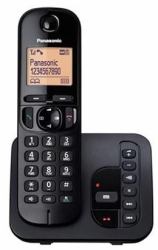 Panasonic KX-TGC220 DECT telephone Caller ID Black (PANASONIC KX-TGC220EB DECT C/B TAM)