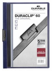 Durable DURACLIP Präsentations-Mappe Blau (Durable DURACLIP 60 A4 Midnight Blue [25])