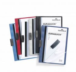 Durable Duraquick Präsentations-Mappe Schwarz (Durable DURAQUICK A4 Folder Black [20])
